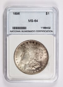 1896 MORGAN SILVER DOLLAR