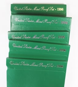 (5) 1996 UNITED STATES PROOF SETS