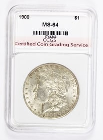 1900 MORGAN SILVER DOLLAR