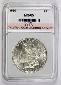 1886 MORGAN SILVER DOLLAR