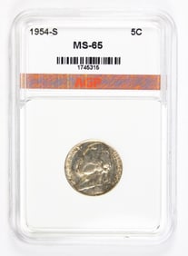 1954-S JEFFERSON NICKEL