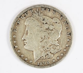 1890-S MORGAN SILVER DOLLAR