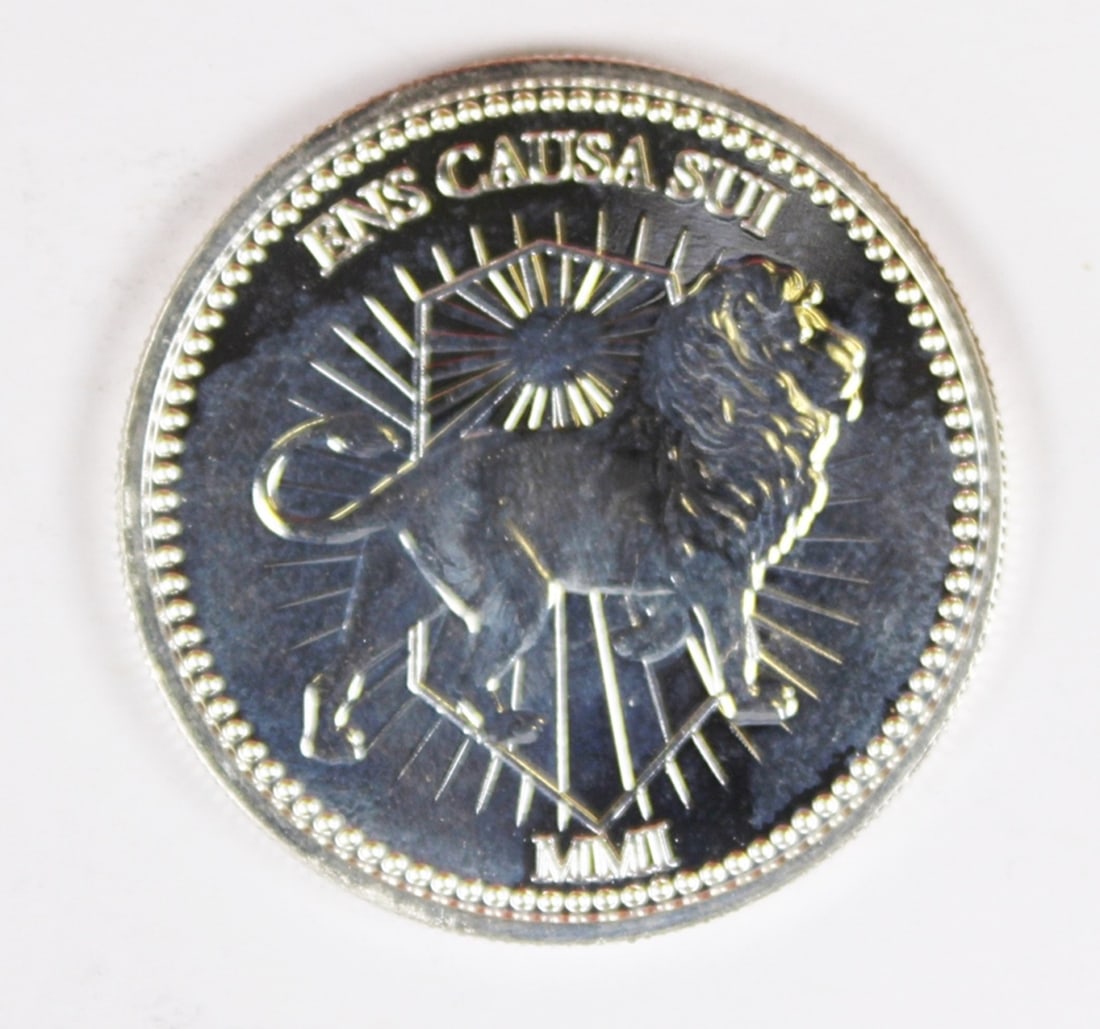 1 OZ .999 JOHN WICK CONTINENTAL SILVER ROUND (1 of 2)