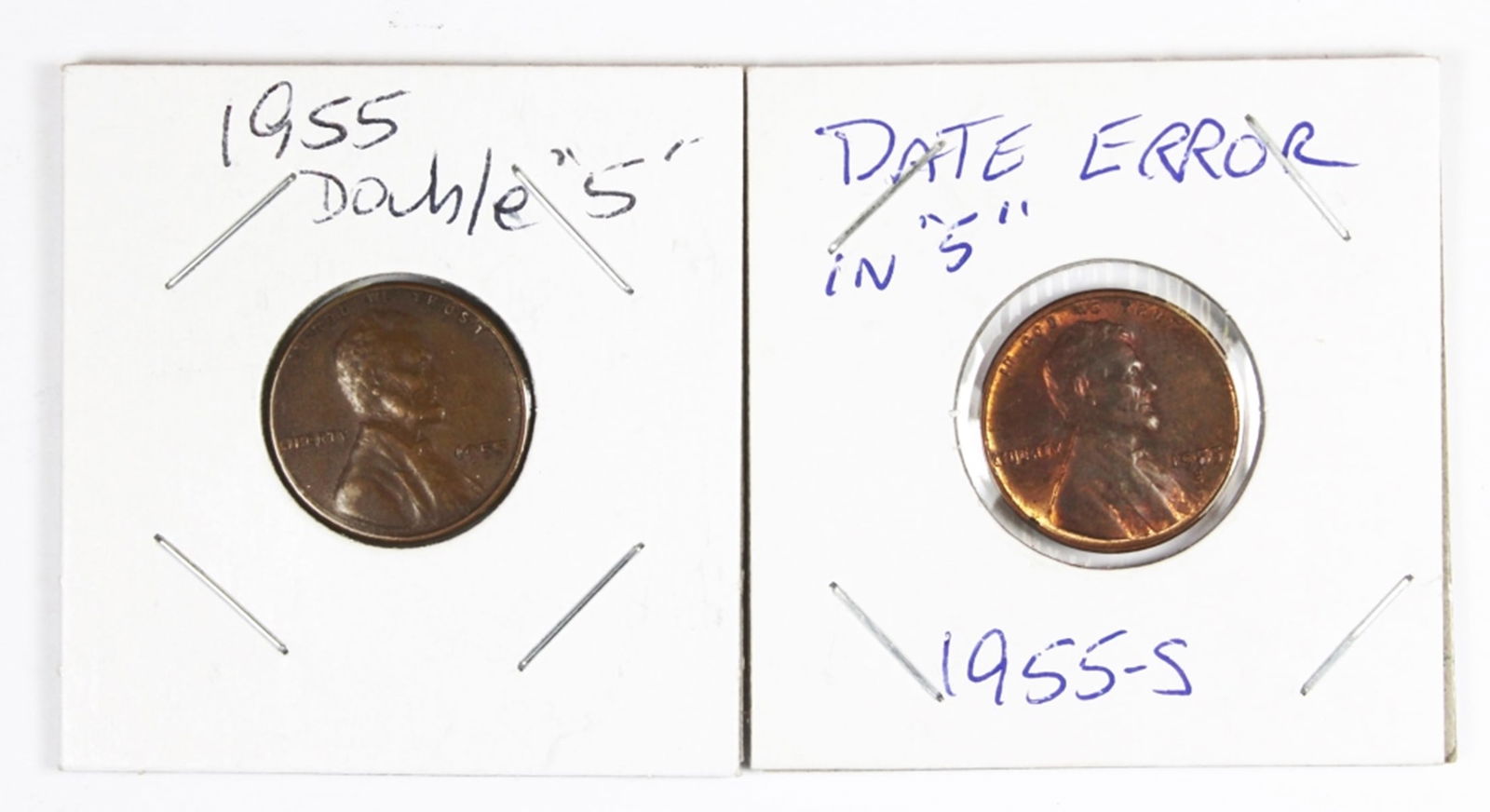 (2) LINCOLN ERROR CENTS (1 of 1)