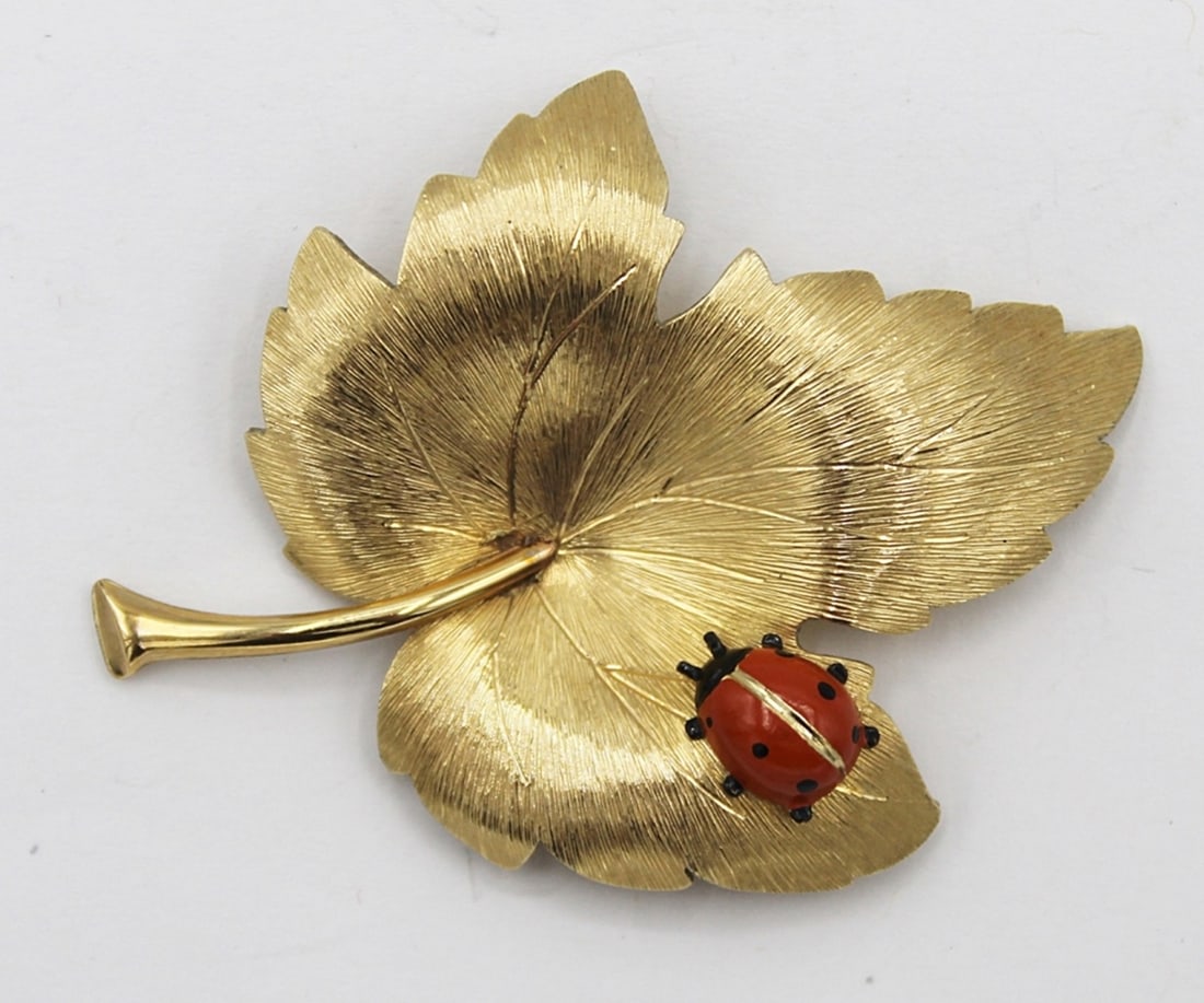 KREMENTZ LADY BUG BROOCH (1 of 2)