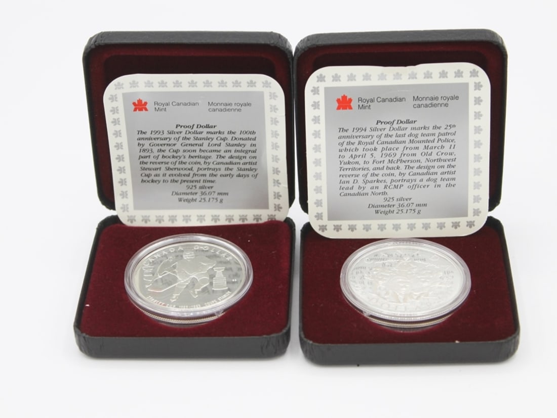 (2) CANADA PROOF SILVER DOLLARS (1 of 3)