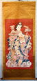 Scroll Painting Of LiTieGuam & Caihe With Deer On Silk
