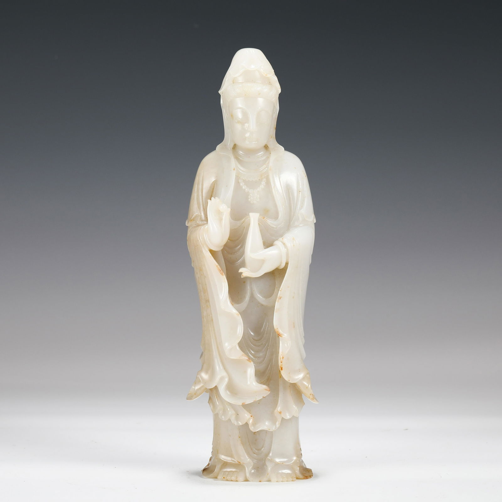 Carved Jade Figure Of Guanyin (1 of 9)