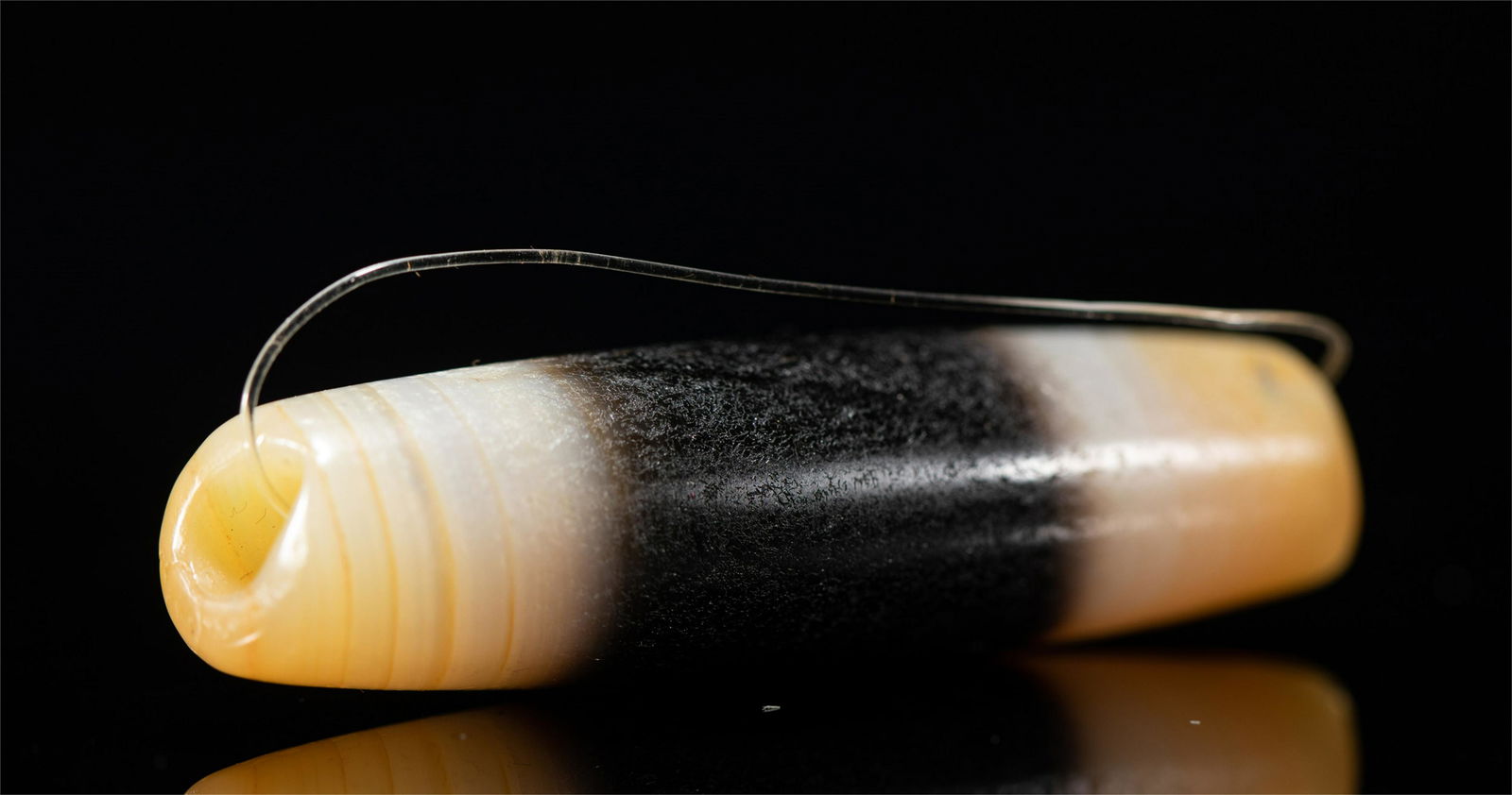 A TIBETAN DZI BEAD (1 of 9)