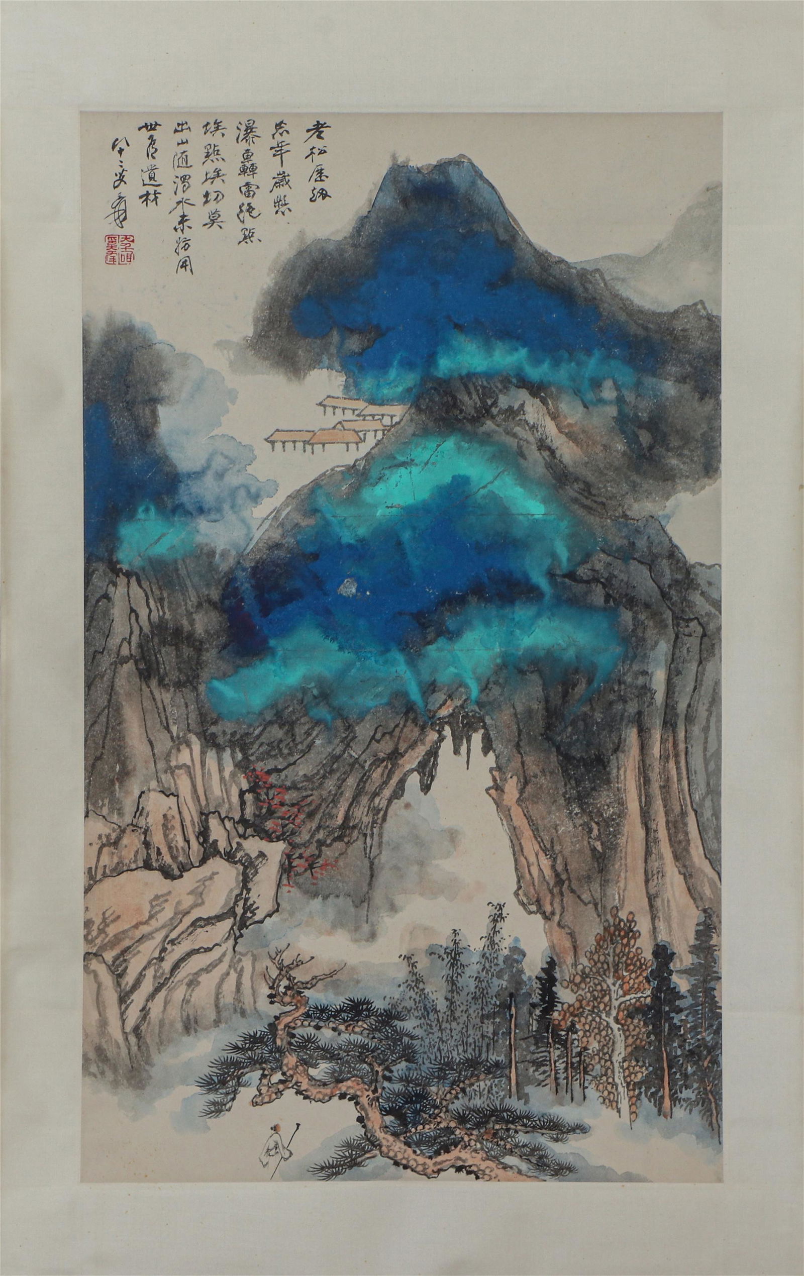A CHINESE PAINTING SIGNED ZHANG DAQIAN (1 of 4)