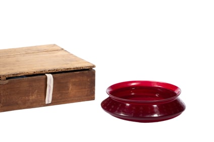 A PEKING GLASS WATERPOT