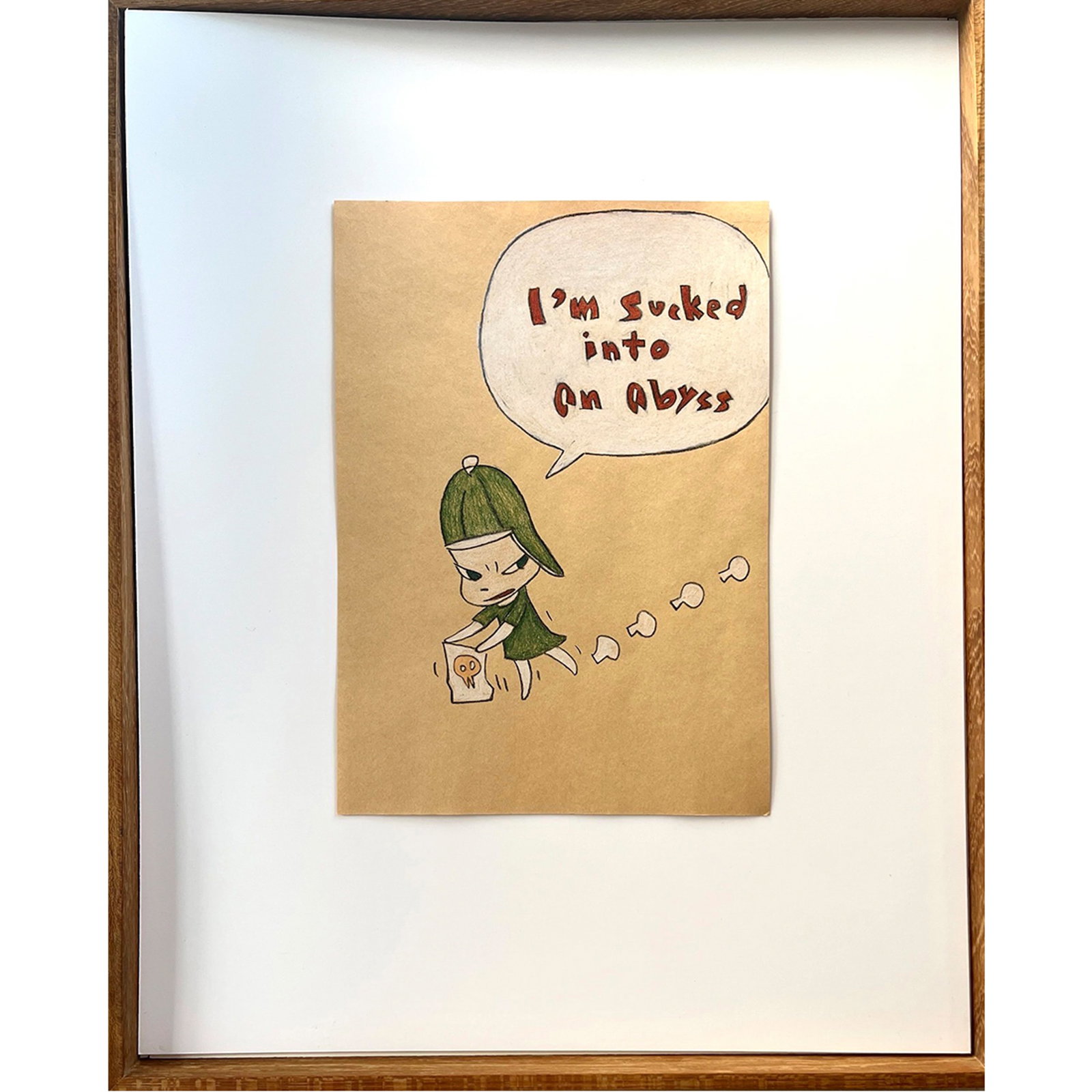 I'M SUCKED INTO AN ABYSS SIGNED YOSHITOMO NARA (1 of 5)