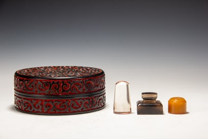 A SET OF LITERATI ITEMS