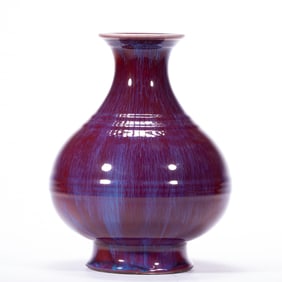 A JUN-WARE VASE ZUN