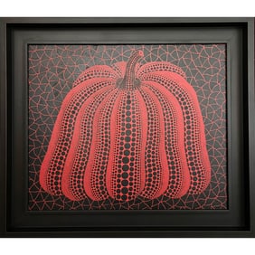 THE PUMPKIN SIGNED YAYOI KUSAMA