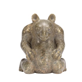 A CARVED STONES BEAR