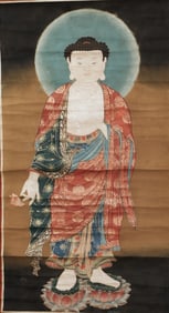 A CHINESE PAINTING OF AMITABHA