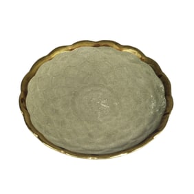 A CELADON GLAZE LOTUS BOWL