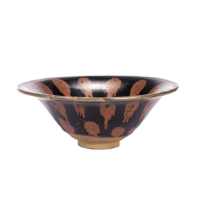 A JIZHOU-TYPE RYSSEY SPLASHED TEA BOWL