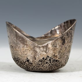 A CHINESE SILVER INGOT