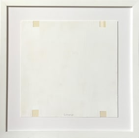 Untitled signed ROBERT RYMAN