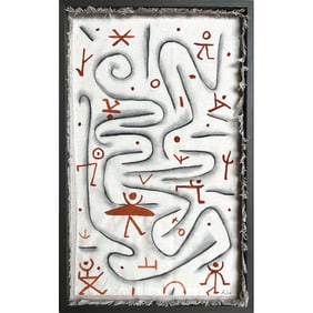 GELÄNDE DES ÜBERMUTES SIGNED PAUL KLEE