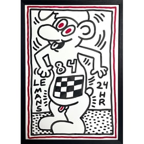 SANS TITRE (LE MANS) SIGNED KEITH HARING