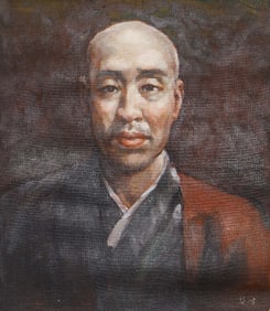 AN OIL PAINTING OF PORTRAIT SIGNED XU BEIHONG