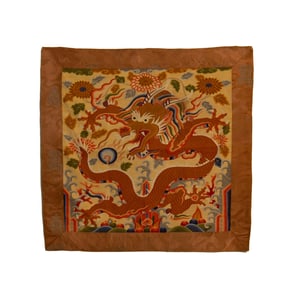 A KESI EMBROIDERED DRAGON PANEL
