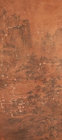 A CHINESE PAINTING OF LANDSCAPE SIGNED MAYUAN