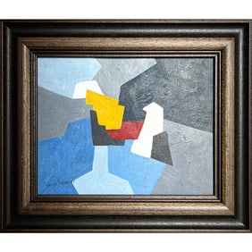 COMPOSITION ABSTRAITE SIGNED SERGE POLIAKOFF