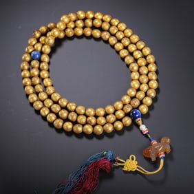 AN ALOESWOOD CHENXIANG PRAYER BEADS
