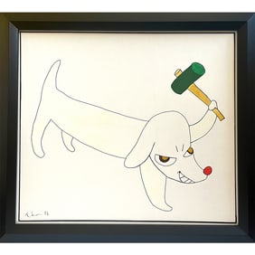 UNTITLED SIGNED YOSHITOMO NARA