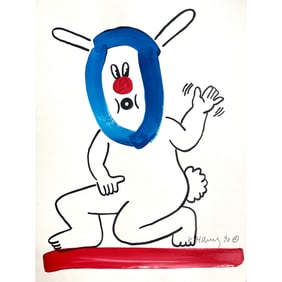 UNTITLED SIGNED KEITH HARING