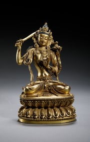 A SINO-TIBETAN FIGURE OF MANJUSRI