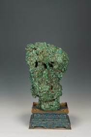 A TURQUOISE LITERATI ROCK