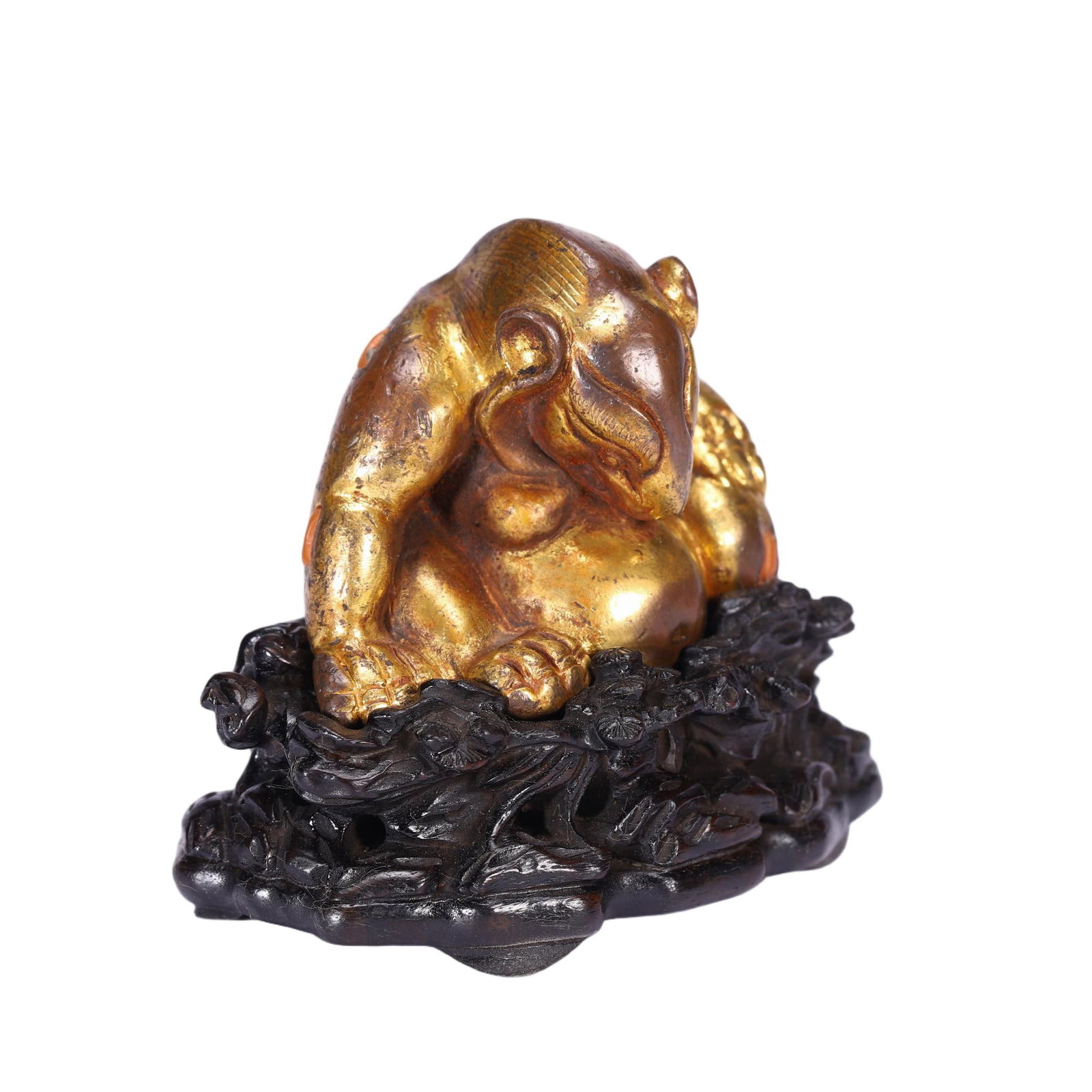 A BRONZE-GILT BEAR (1 of 9)