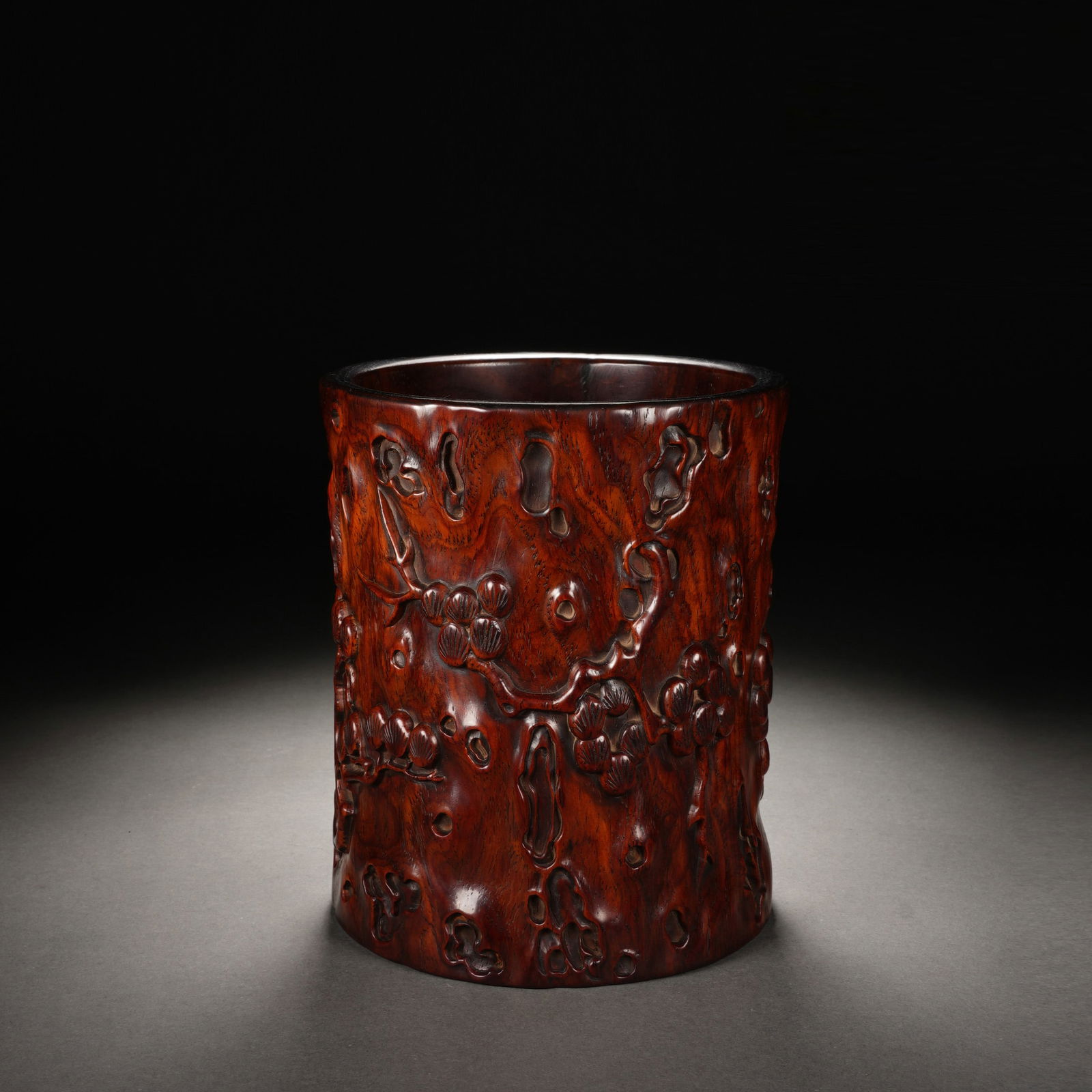 A HUANGHUALI BRUSHPOT (1 of 9)