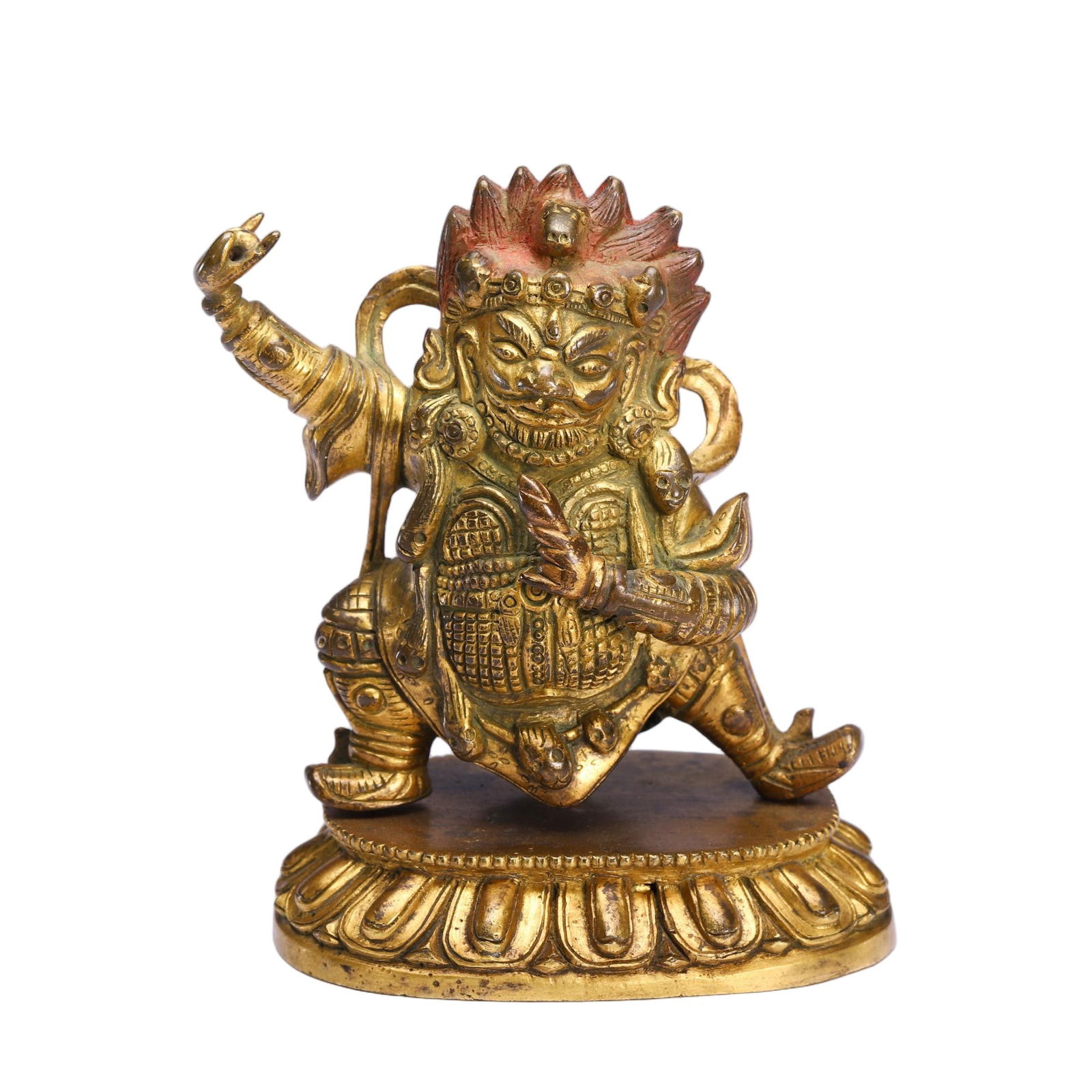 a BRONZE-GILT FIGURE OF Hayagriva (1 of 9)