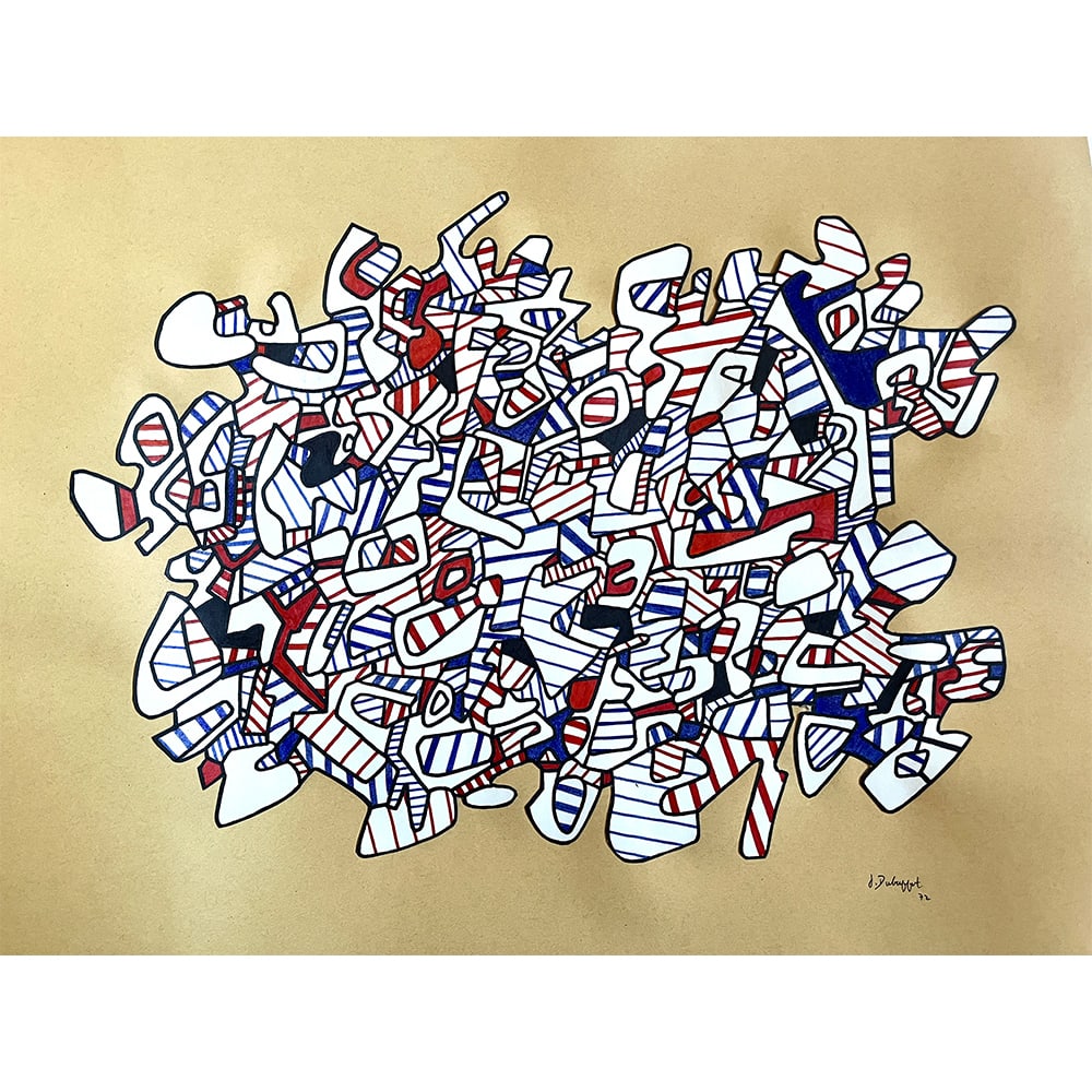 LE CONVOI (THE CONVOY) SIGNED JEAN DUBUFFET (1 of 3)