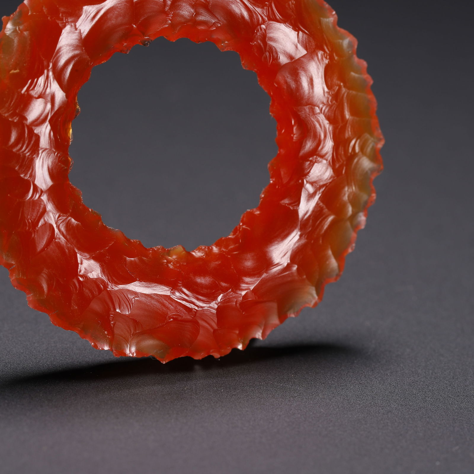 AN AGATE RING - 4