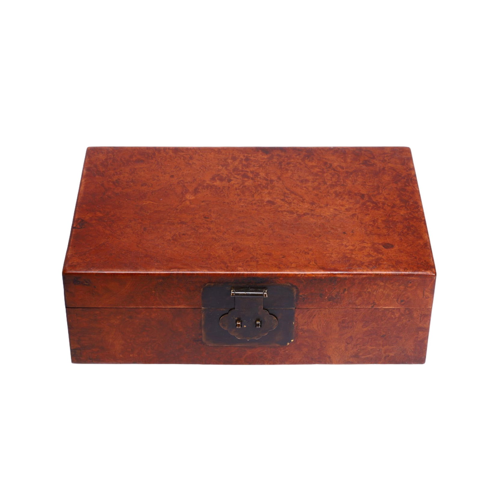 A LITERATI ANNATTO-WOOD BOX (1 of 9)