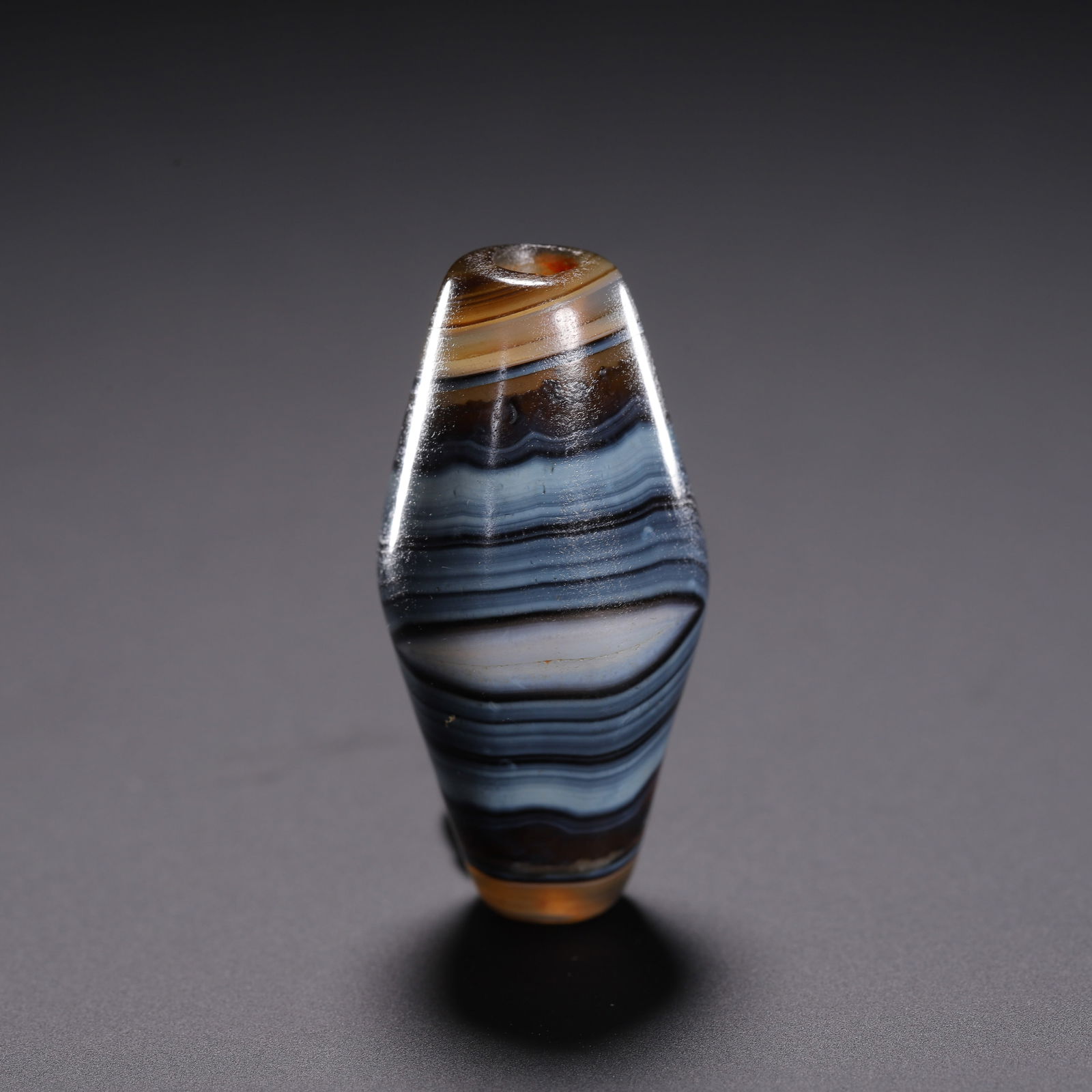 A TIBETAN DZI BEAD (1 of 9)