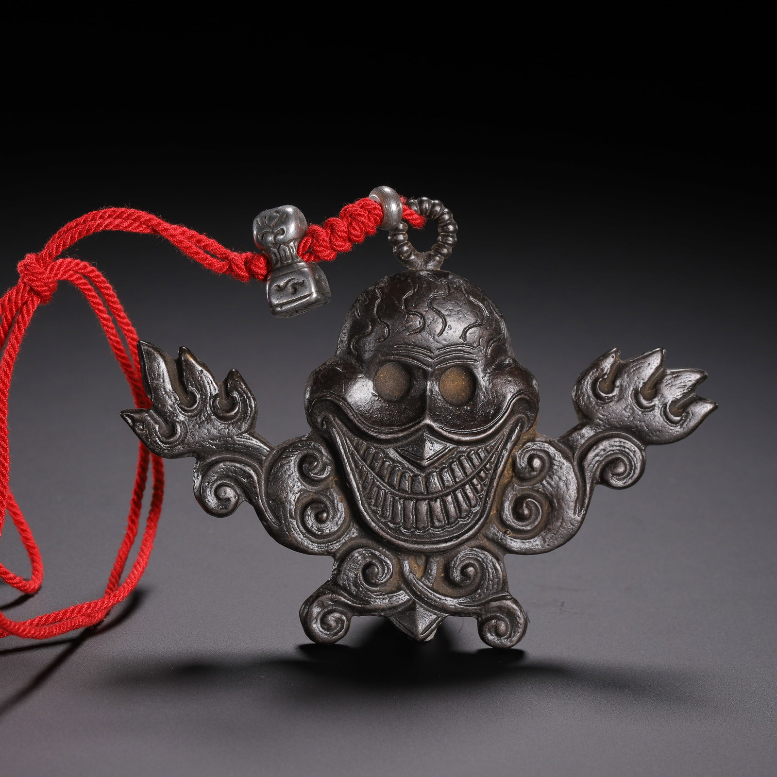 CHINESE TIBETAN COPPER CITIPATI PENDANT (1 of 9)