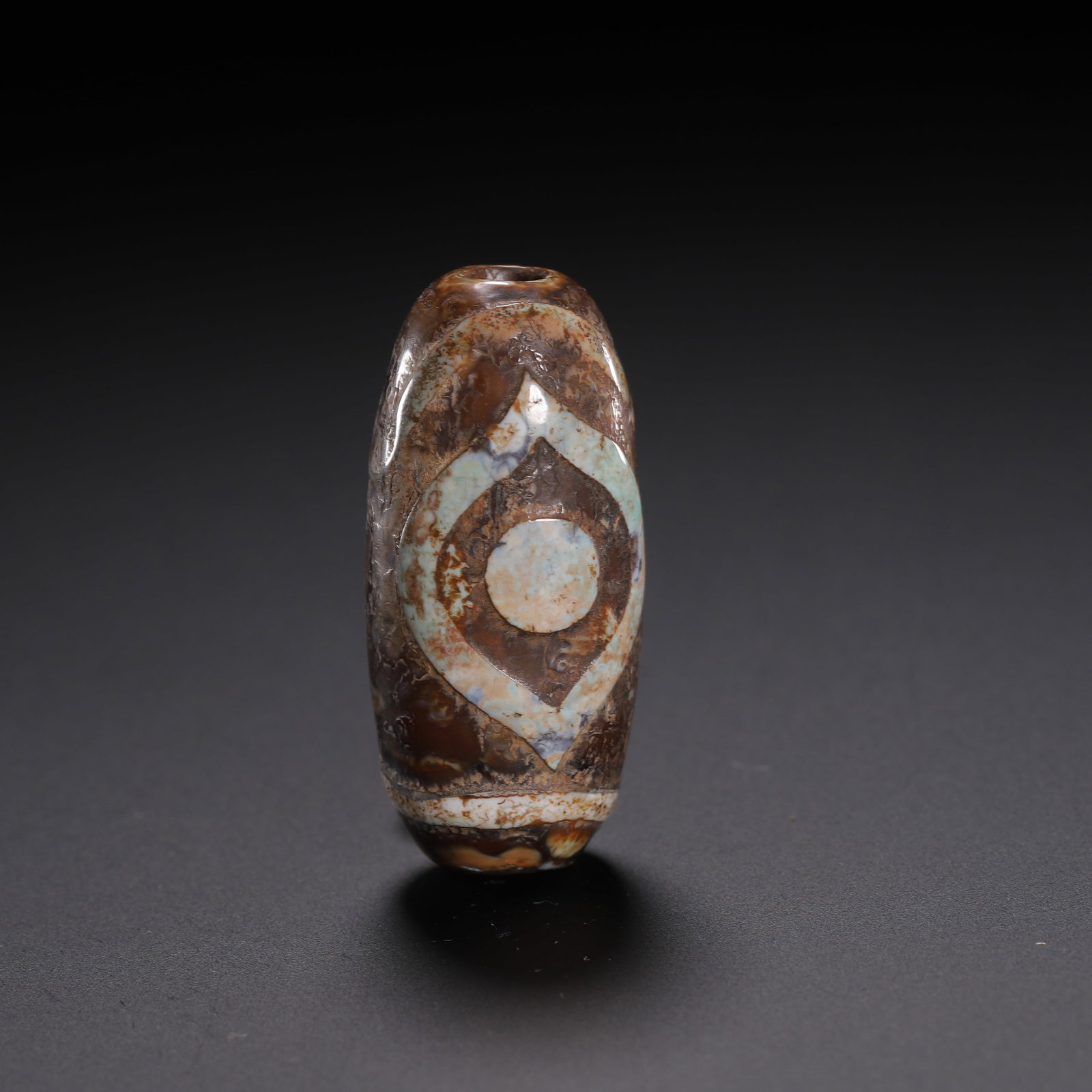 CHINESE INLAID DZI BEAD (1 of 9)