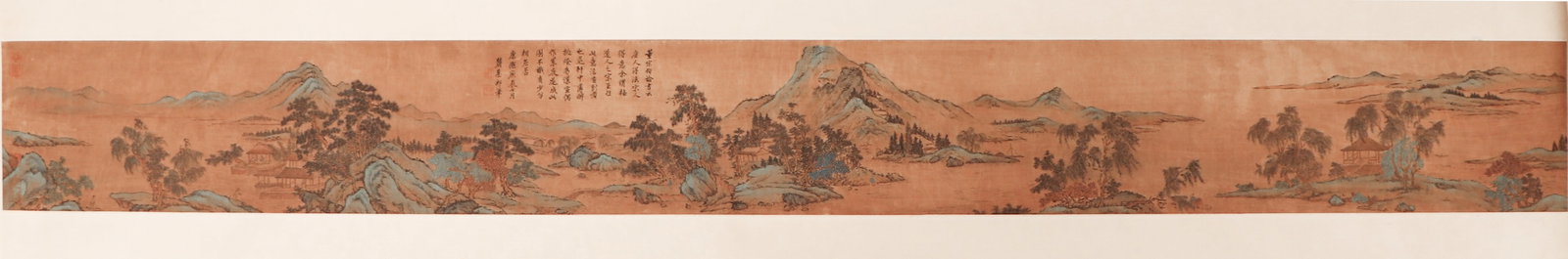 CHINESE LANDSCAPE HANDSCROLL BY WANG YUANQI (1 of 7)