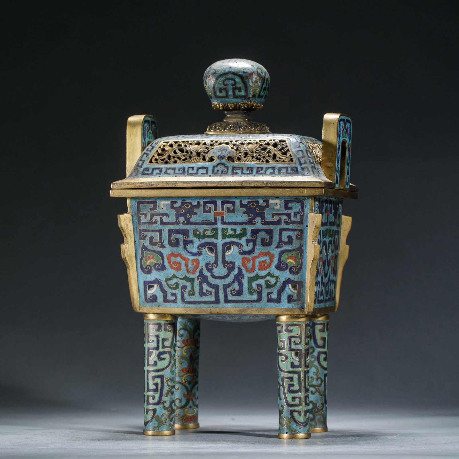 CHINESE CLOISONNÉ CENSER (1 of 9)