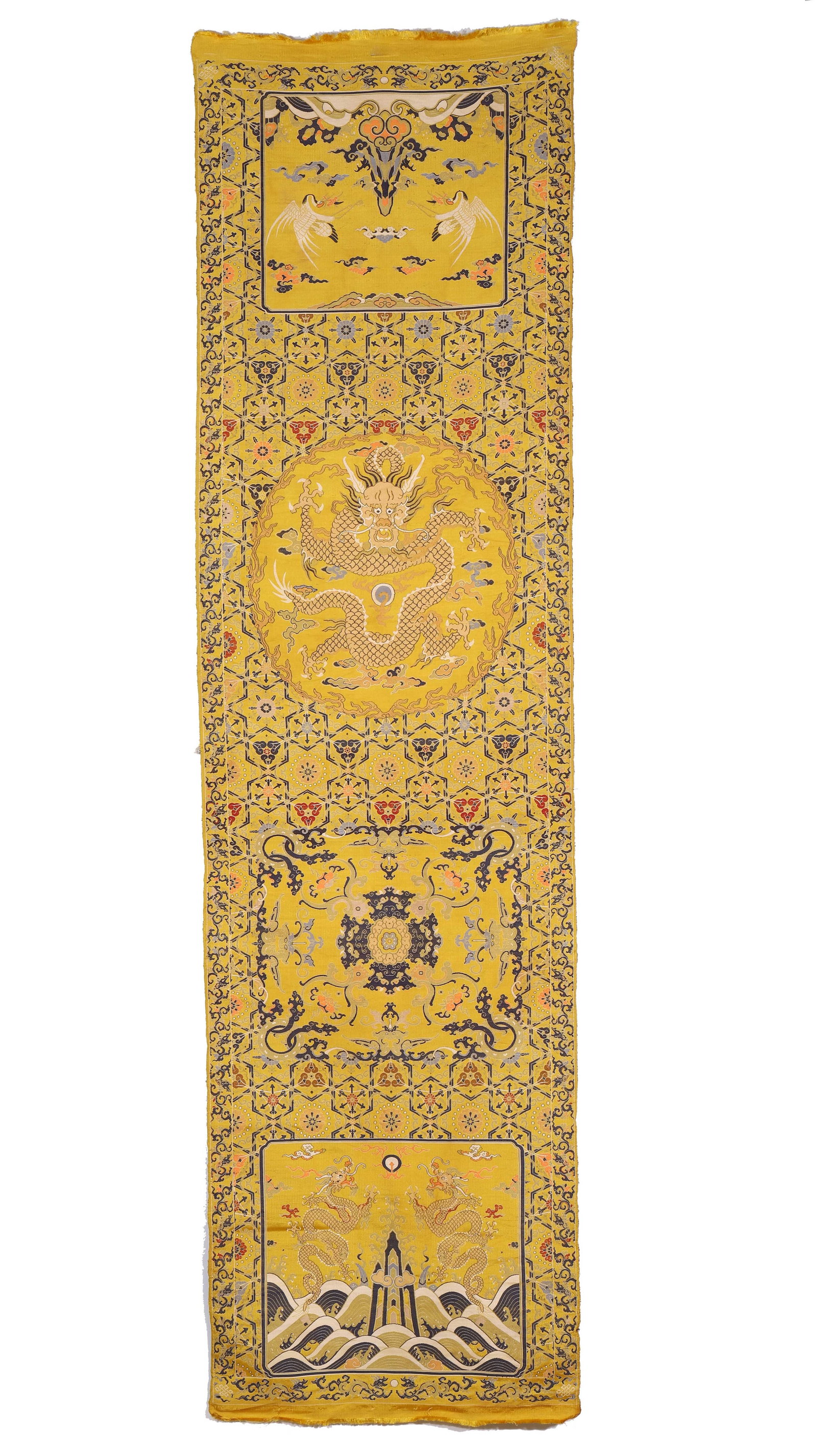 Chinese Brocade Dragon Chair Cover (1 of 9)
