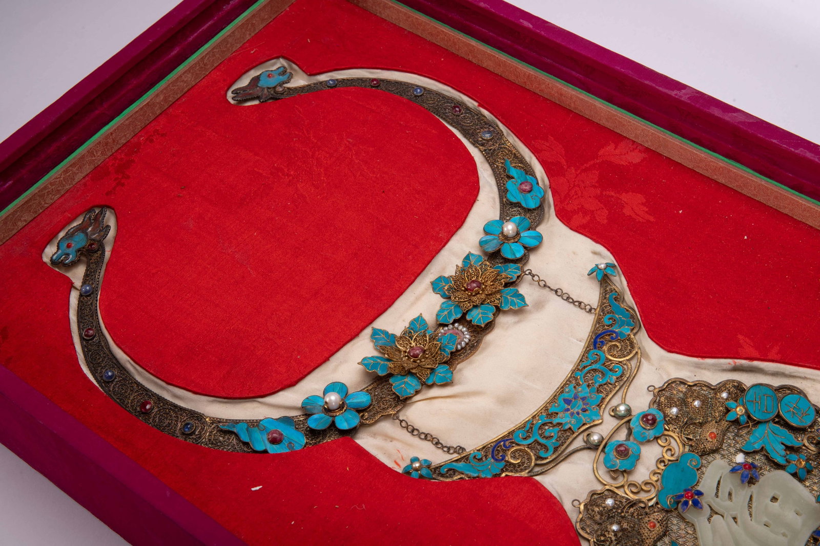 Chinese Kingfisher Feather Headdress Ornament (1 of 10)