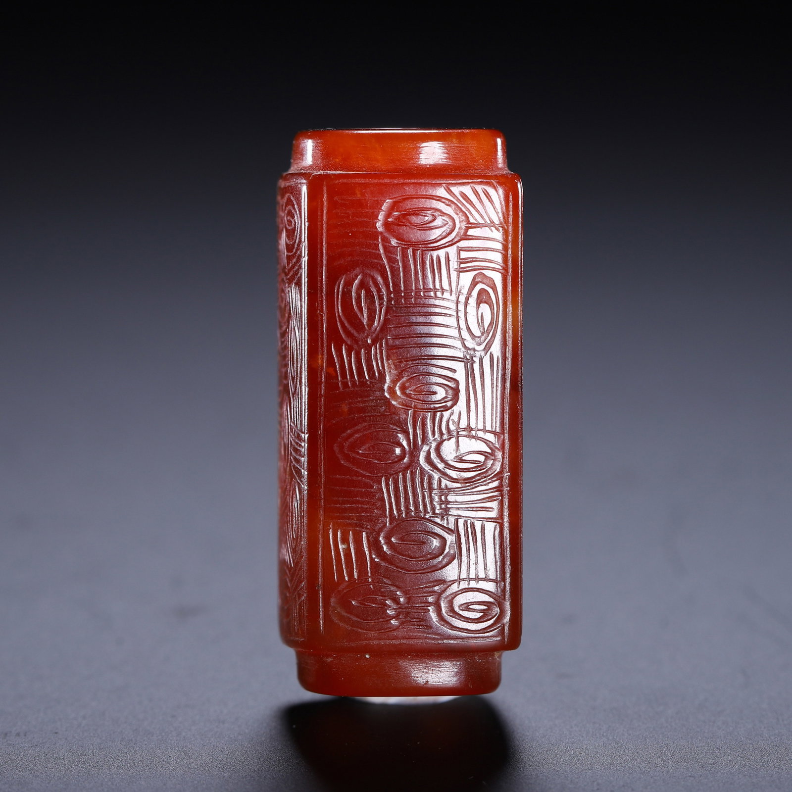 Chinese Archaic Cylindrical Jade Lezi Pendant (1 of 9)